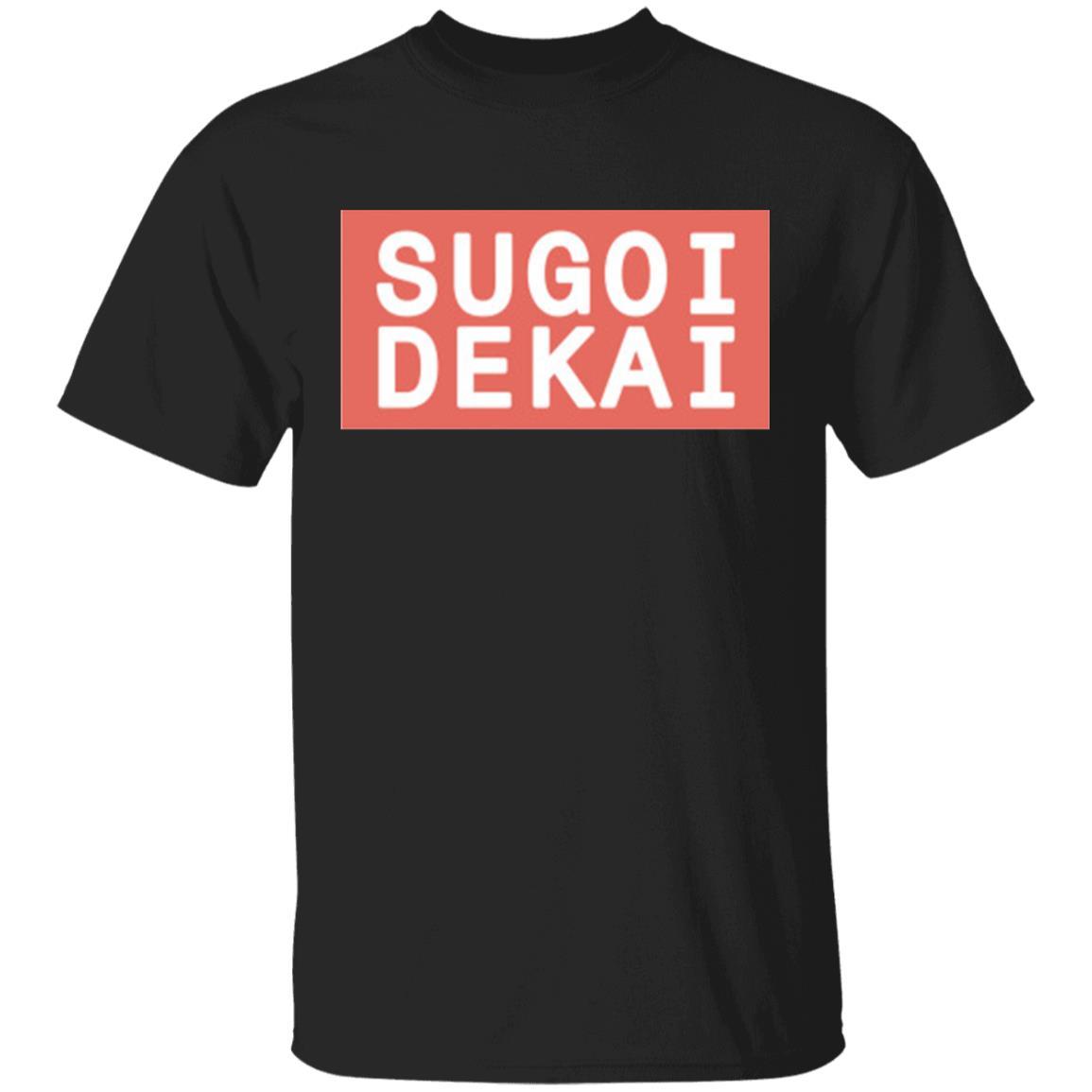 Sugoi Dekai Shirt - Black - NINONINE