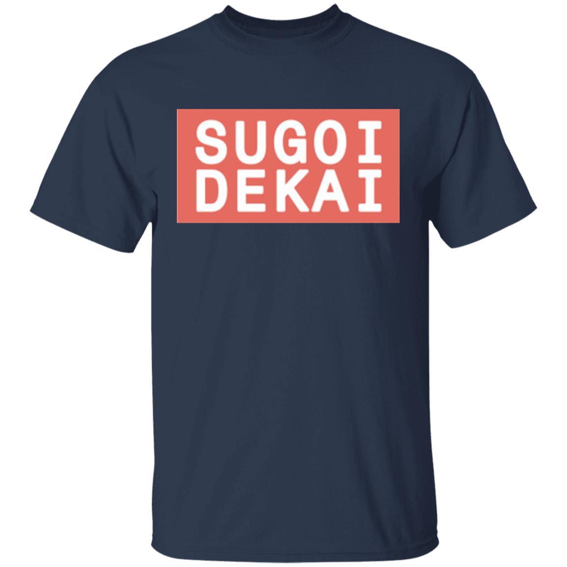 Sugoi Dekai Shirt - Navy - NINONINE