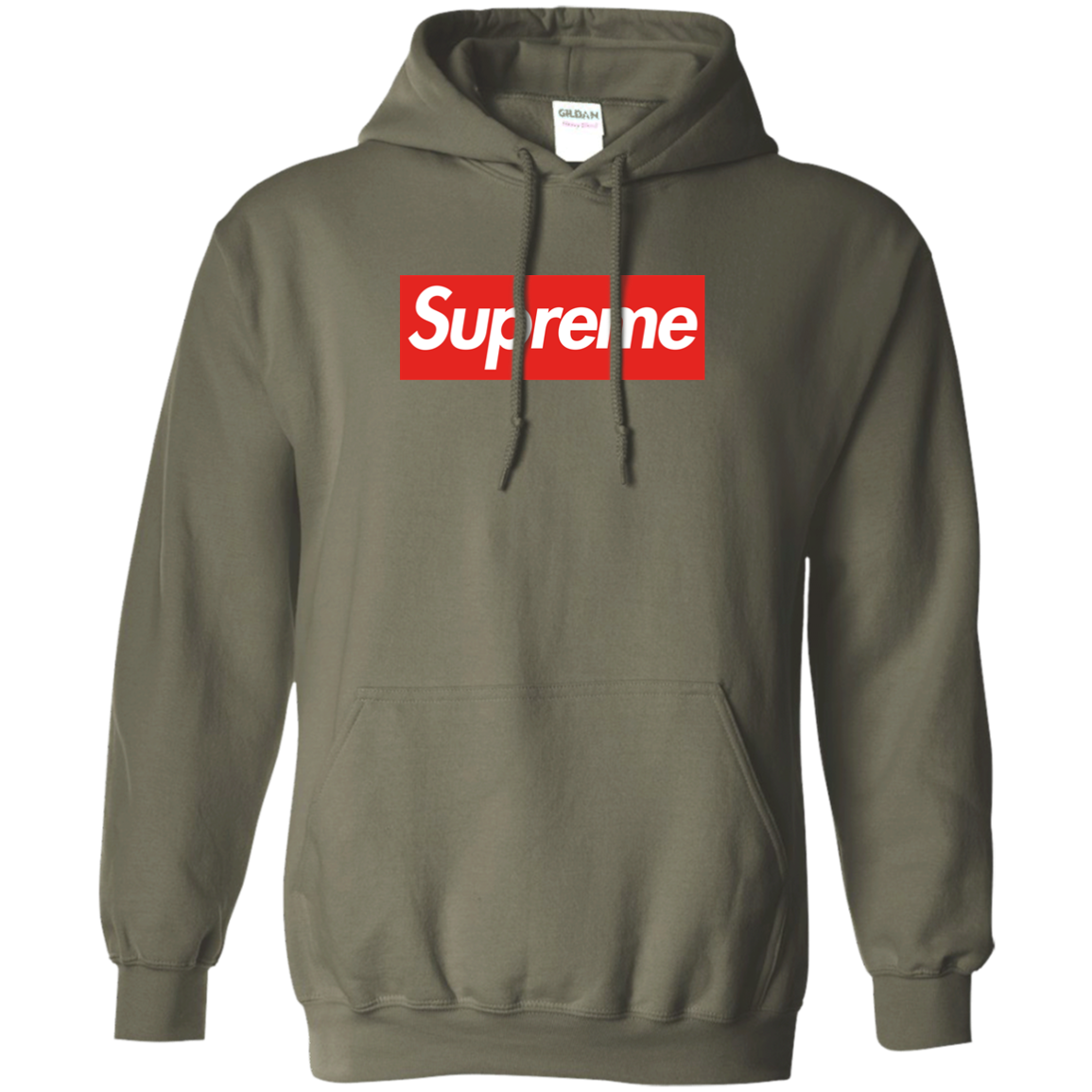 Supreme Hoodie - Military Green / S - Sweatshirts