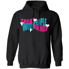 Treat People With Kindness Hoodie - Black - NINONINE