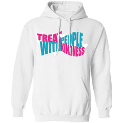 Treat People With Kindness Hoodie - White - NINONINE