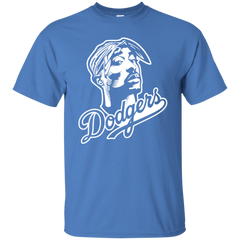 Tupac Dodgers Shirt - Iris / S - T-Shirts