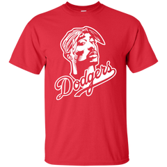 Tupac Dodgers Shirt - Red / S - T-Shirts