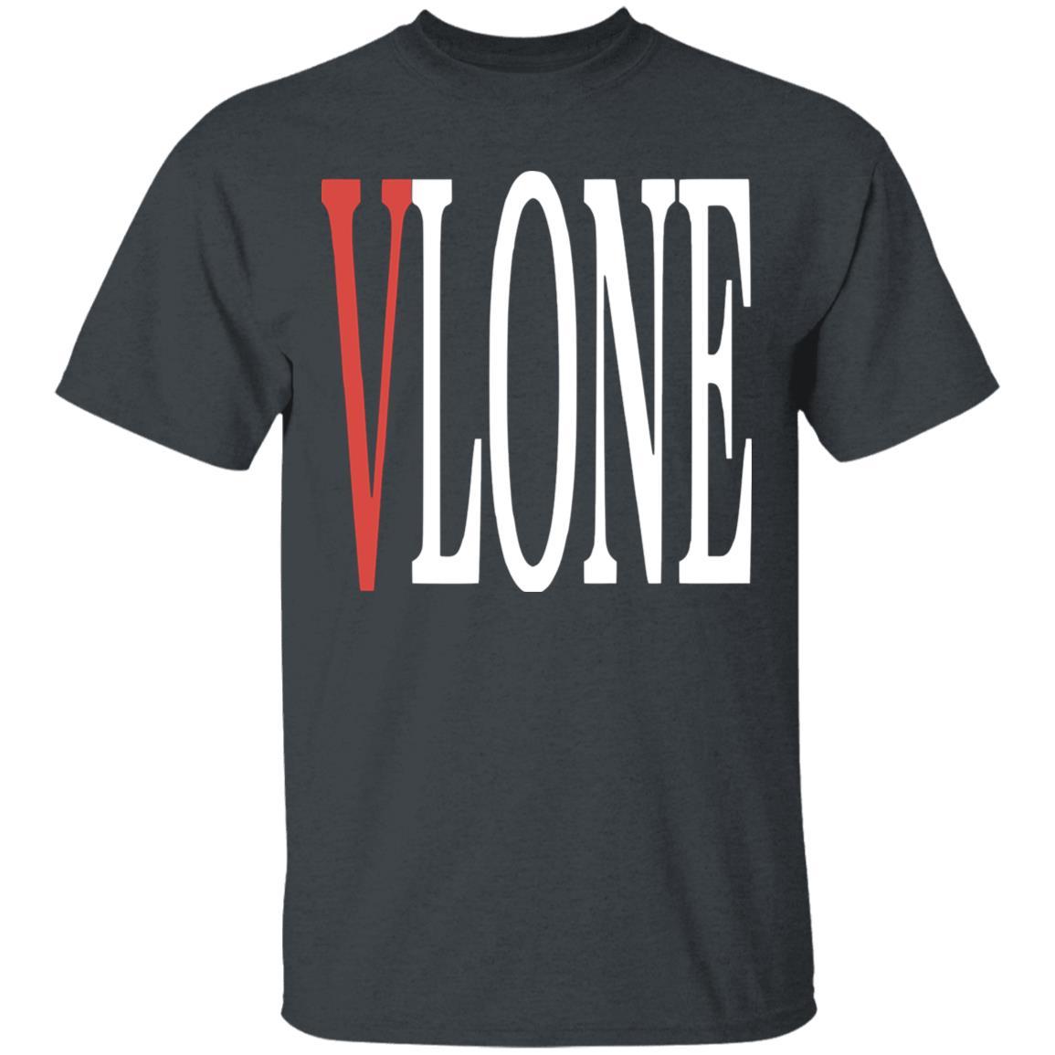 Vlone T Shirt - Dark Heather - NINONINE