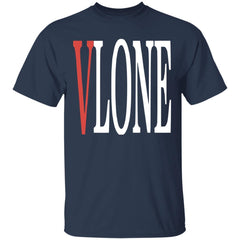 Vlone T Shirt - Navy - NINONINE