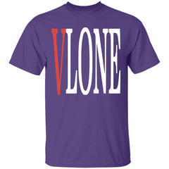 Vlone T Shirt - Purple - NINONINE