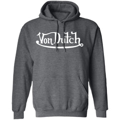 Von Dutch Hoodie - Dark Heather - NINONINE