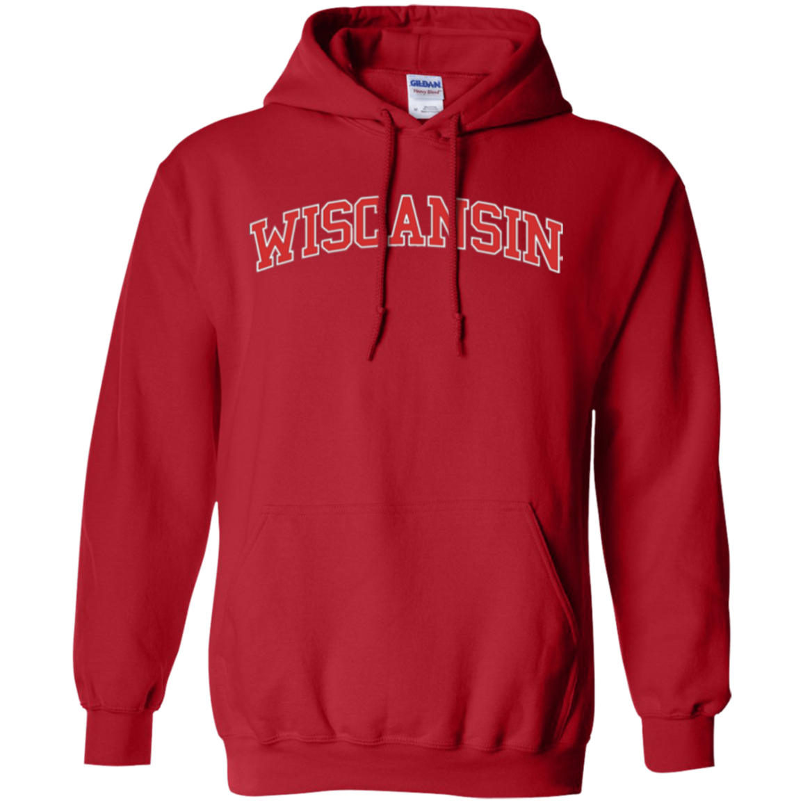 Wiscansin Hoodie - Red / S - Sweatshirts